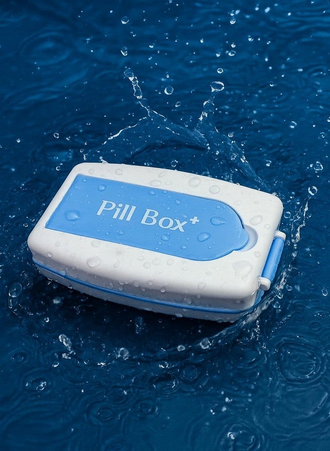 Shrux علبة تنظيم حبوب شروكس الأسبوعية بـ 7 أقسام | حافظة حبوب محمولة للسفر للأدوية والفيتامينات والمكملات الغذائية | حامل حبوب متين خالٍ من مادة BPA مع قفل محكم - Image 4